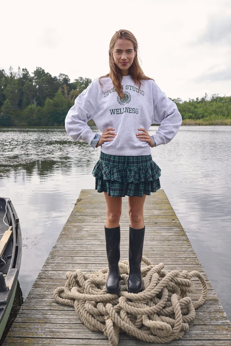 اتش اند ام بووت بكعب عريض