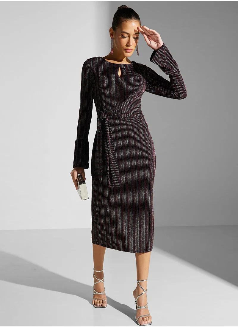 French Connection Keyhole Knitted Dress