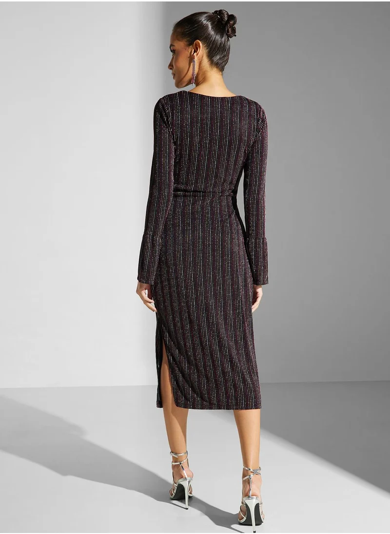 French Connection Keyhole Knitted Dress