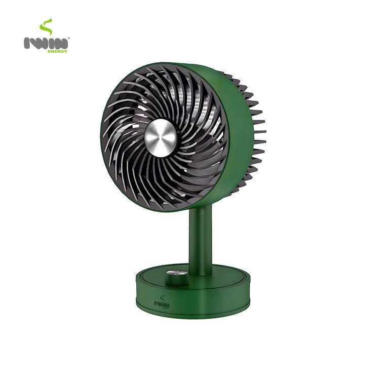 Desktop mini fan, quiet with strong airflow, suitable for dorm rooms and students; USB-powered, portable.