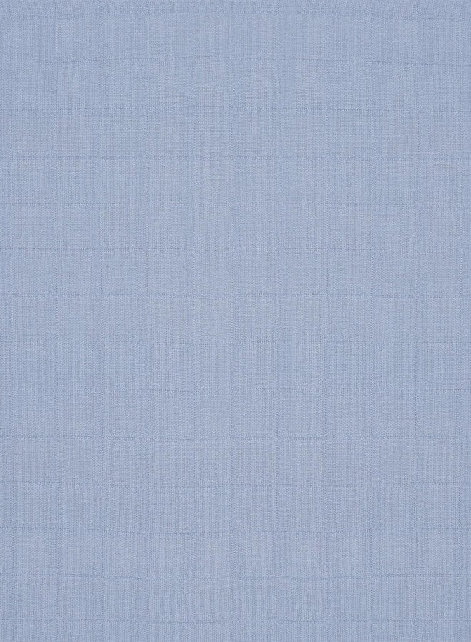 Babyletto 100% Organic Cotton Mini Crib Sheet, GOTS-Certified, Fitted 360°, Ultra-Soft and Breathable Muslin - Dewdrop Blue - Image 5