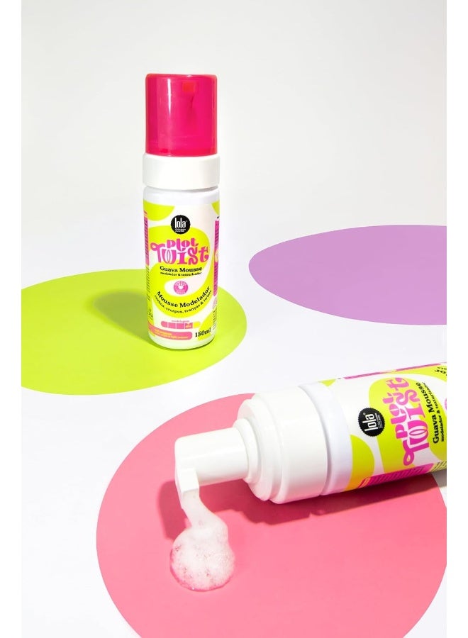Lola from Rio موس تصفيف الجوافة من بلوت تويست للشعر المجعد - يحدد التجاعيد ويضيف حجمًا، يوفر ثباتًا مرنًا مع لمسة خفيفة وغير لزجة (150 مل) - Image 2