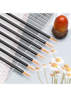 Akstore Disposable Eyeline Mascara Brushes Eyelash Brush Wands Applicator Makeup Brush Tool Kits (Blackyellow 200Pcs)  - Image 5