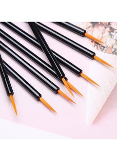 Akstore Disposable Eyeline Mascara Brushes Eyelash Brush Wands Applicator Makeup Brush Tool Kits (Blackyellow 200Pcs)  - Image 4