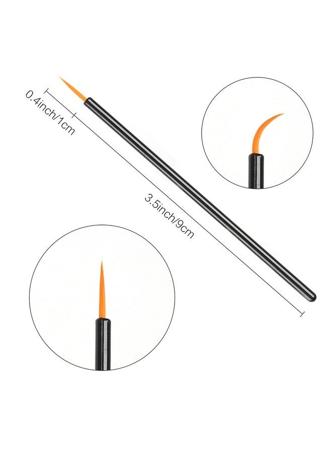 اكستور فرش ماسكارا للرموش للاستعمال مرة واحدة، عصا فرشاة للرموش، مجموعة أدوات فرشاة المكياج (200 قطعة باللون الأسود والأصفر) - Image 2