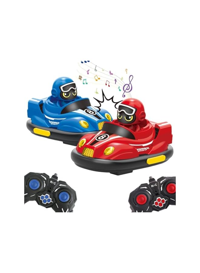 Kids Remote Control Car Toys Set - RC Race Vehicles Playset with Bump  Pop-up Feature, 2 Music-Playing Figures, Cool Indoor/Outdoor Birthday Gift for 3-12 Years Old Boys Girls Teens  - Image 1
