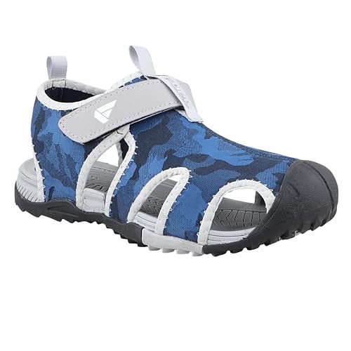 FUEL Fisherman Sandals for Men Comfortable, Flexible & Breathable Stylish Casual Sandals Protective Bump Toe Perfect Outdoor Beach Anti-Skid Sports Footwear For Gents (Blue-10UK) - Image 3