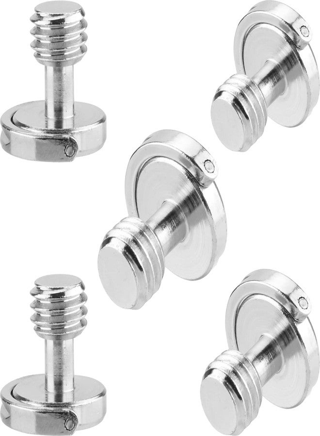 Leftfoto 3/8 Inch Male Mounting Screw Adapter Quick Release Screw with D-Ring.-5 PCS. - Image 1