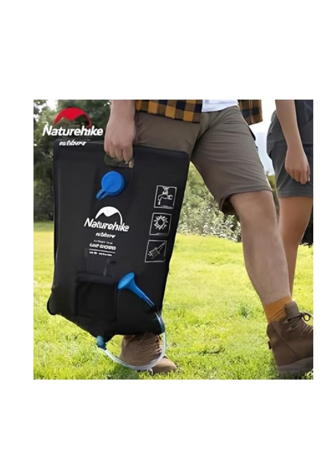Naturehike Dawn Bath Outdoor Solar Shower | 20L Capacity | Eco-friendly EVA Material | Heats Water to 40°C - 50°C with Solar Power | Foldable and Easy to Store | Unisex-Adult  - Image 3