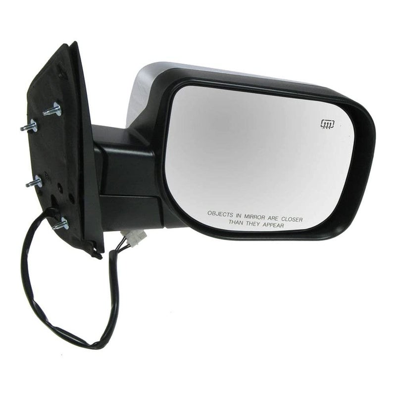 TRQ Right Mirror Power with Heat without Memory with Puddle Light Passenger Side Compatible with 20042005 INFINITI QX56 20052013 Nissan Armada 2004 Pathfinder Armada 20042010 TITAN NI1321172