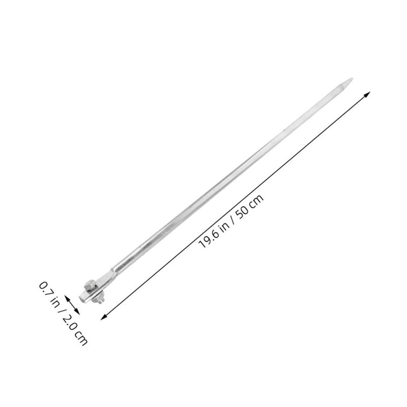 3Pcs Galvanized Steel Grounding Rods For Generators Antennas Electrical Fences - Image 3