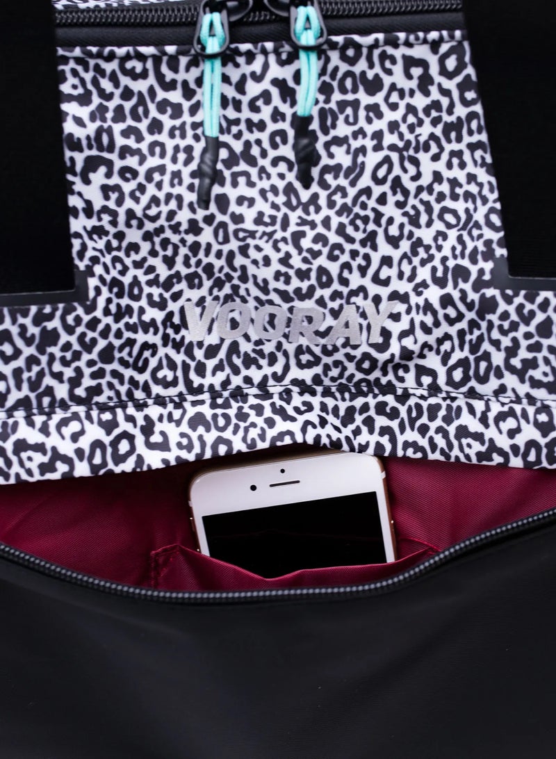 vooray Trainer Duffel Leopard 16.5 Inch  - Image 3