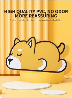 GROIC Car Dashboard Anti-Slip Pad, Cute Cartoon Yellow Puppy Pattern  Multi-Functional Non-Slip Sticky Mat for Cell Phones, Sunglasses, Keys, Coins, Non-Slip Mat  - Image 3
