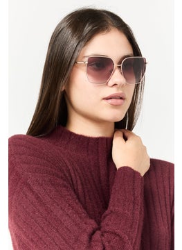 GANT Women GA00011 Square Sunglasses, Gold  - Image 2