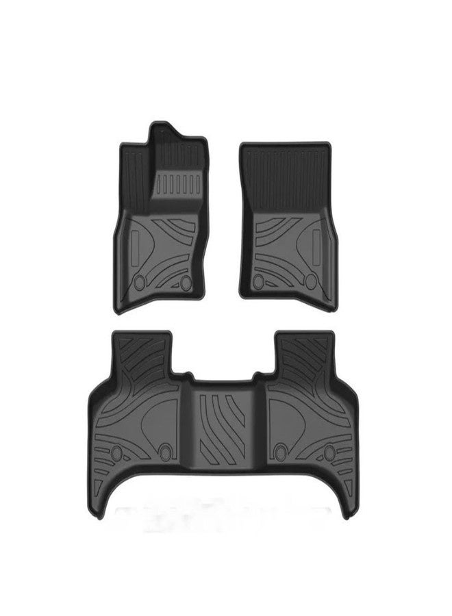 5D Floor Mats for Land Rover Defender, Heavy Duty Floor Mats for Defender 2020+ Models, All Weather proof Mats Set of 3piece - Image 1