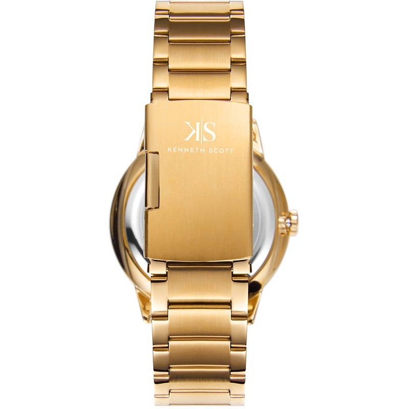 كينيث سكوت ساعة يد رجالية من الستانلس ستيل بعقارب - -  مم - Image 3