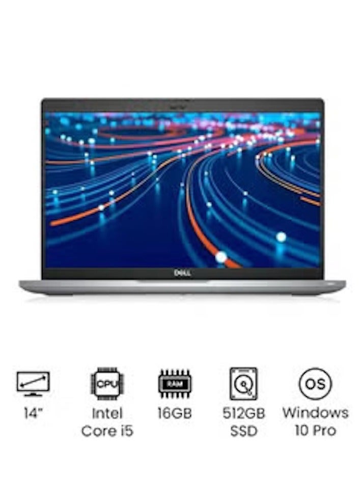 ديل DELL Latitude 5420 - 14" IPS-Type Full HD Display (Intel Core i5-1145G7, 11th Gen) 2.60 GHz, 16GB DDR4, 512GB SSD, Intel Iris Xe Graphics, Windows 11 Laptop /International Version International English Silver - Image 1
