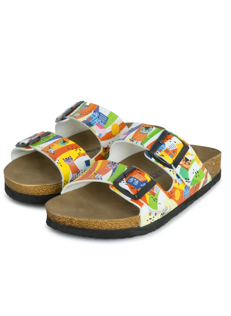Mumka Cats With Scooters Sandals