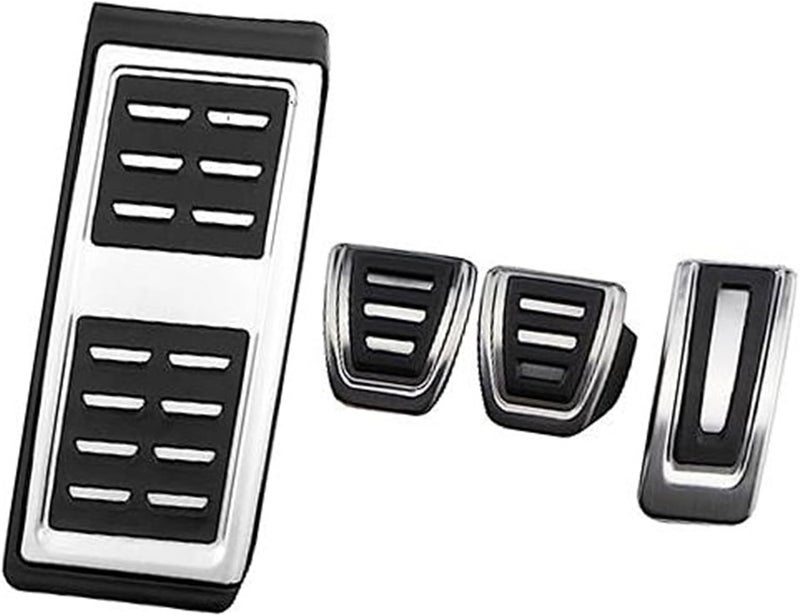 Yurefax Stainless Steel Car Pedal Covers for Skoda Kamiq - Image 1