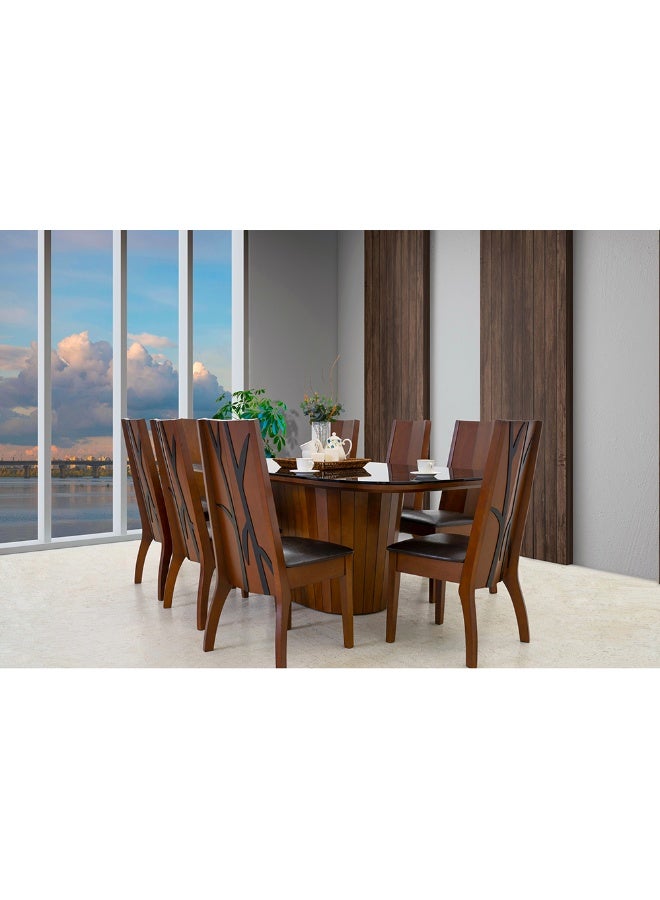 ROYAL FURNITURE Bamboo Dining Set – 8 Seater  - Image 1