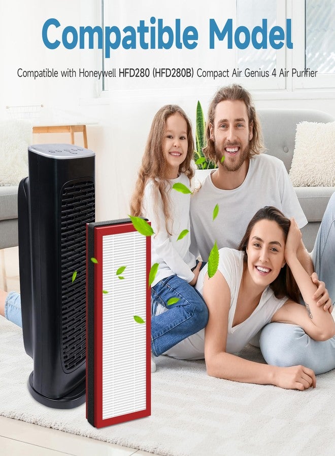 FCFMY 2 Packs HFD280 H13 True HEPA Replacement Filter Compatible with HFD280 HFD280B Air Cleaner Purifier, Upgraded Version - Image 3
