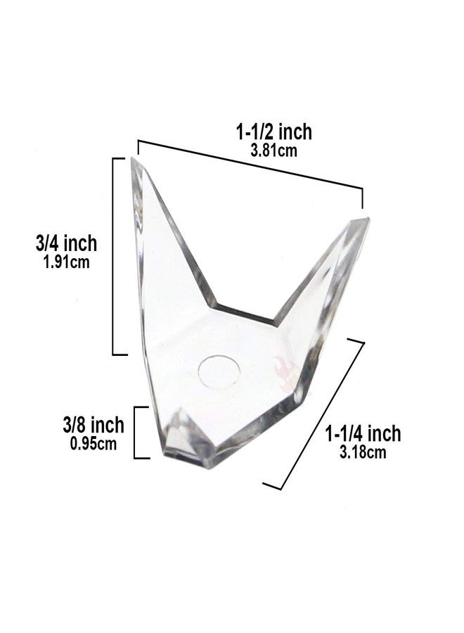 OnFireGuy 1.25 inch Triangle Display Stands for Minerals Fossils Geodes, Pack of 12 - Image 3
