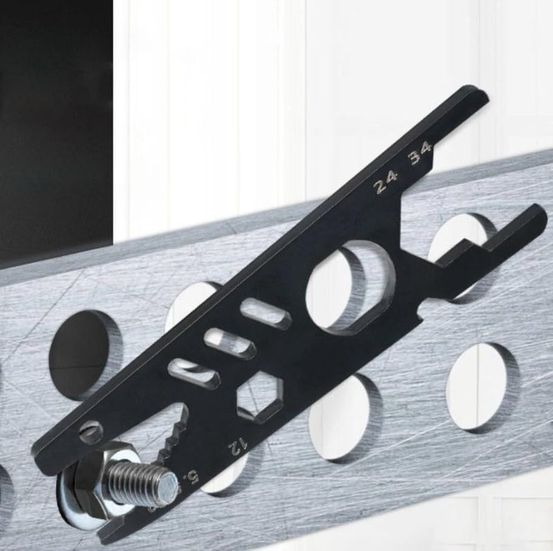 XOYO Flat Wrench Home Improvement Multi tool Spanner | Suitable Hex Heads for 5.5 to 22, 24 & 34 mm | Multifunctional Wrench Tool for Car | Bikes | Bathroom & Kitchen Faucets - Image 1