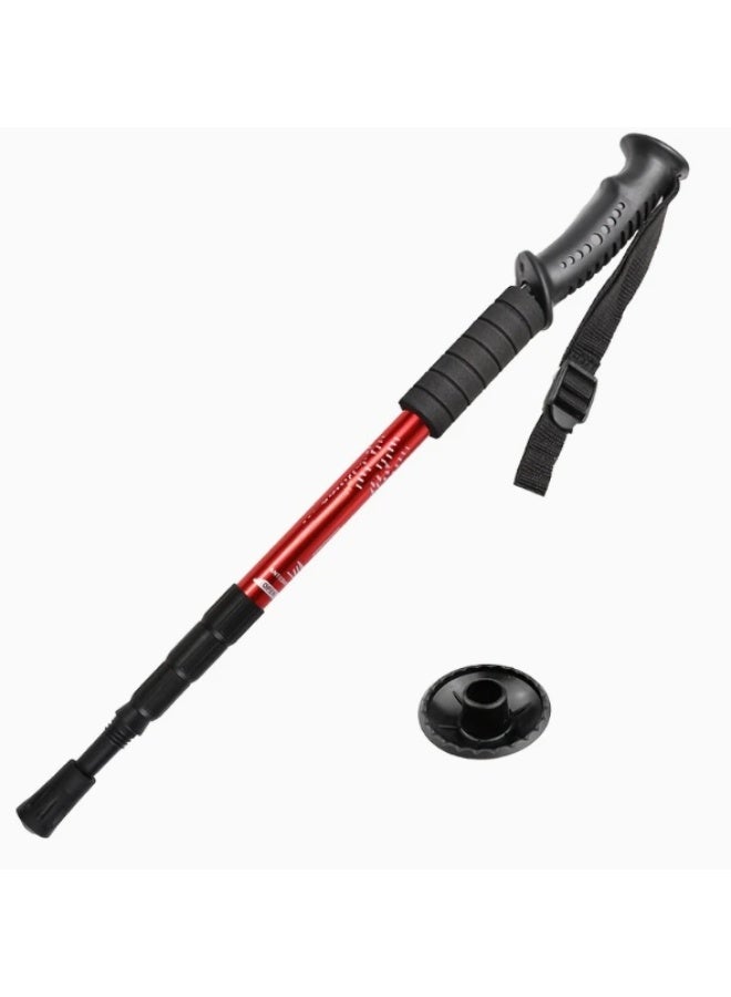 عصا رحلات قابلة للطي قابلة للتعديل عصا تلسكوبية للمشي لمسافات طويلة والتخييم والمشي - Image 1