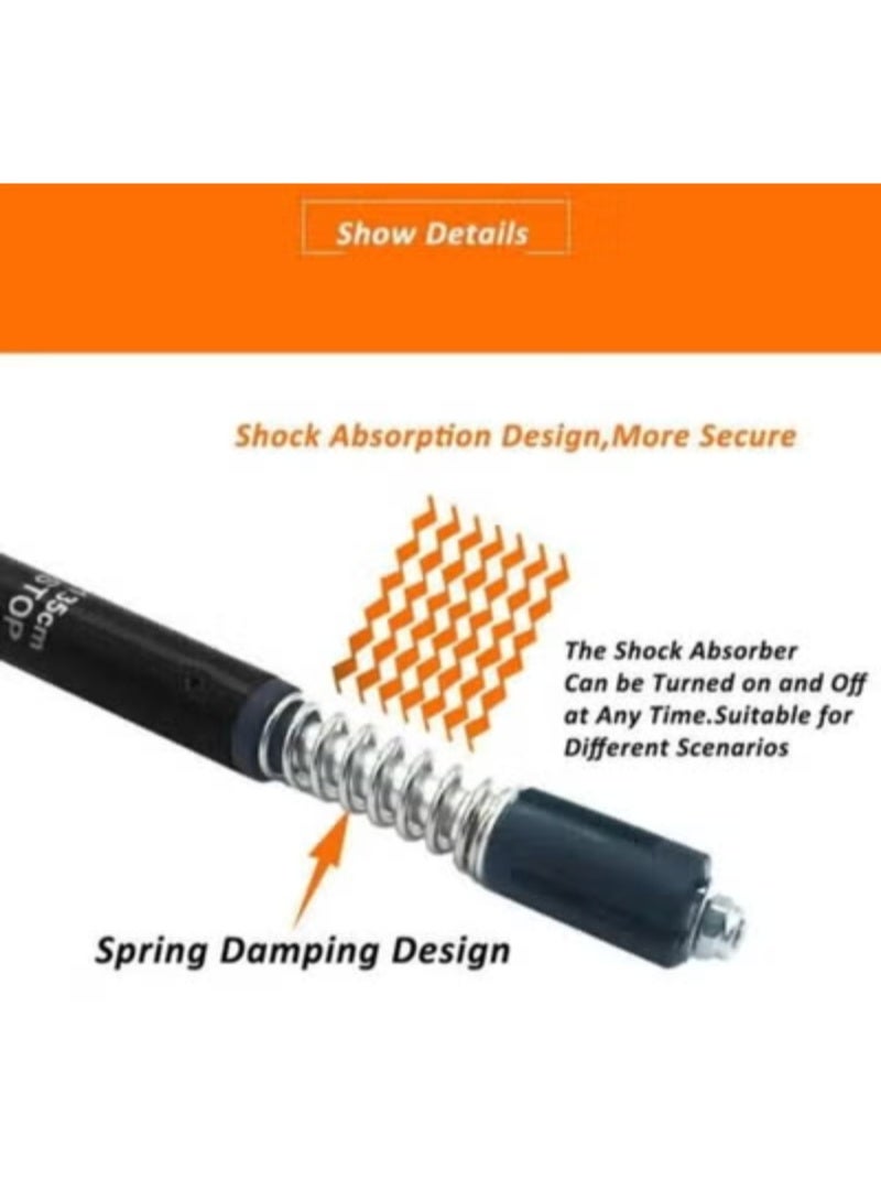 عصا رحلات قابلة للطي قابلة للتعديل عصا تلسكوبية للمشي لمسافات طويلة والتخييم والمشي - Image 3