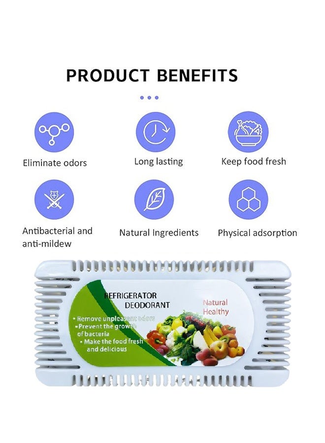 2 Boxes (Large Size) * 60g, Refrigerator - Specific Deodorizer Box | Activated Carbon for Deodorization & Freshness Preservation, Efficient Odor Absorption, Cost - Effective Household Deodorant  - Image 5