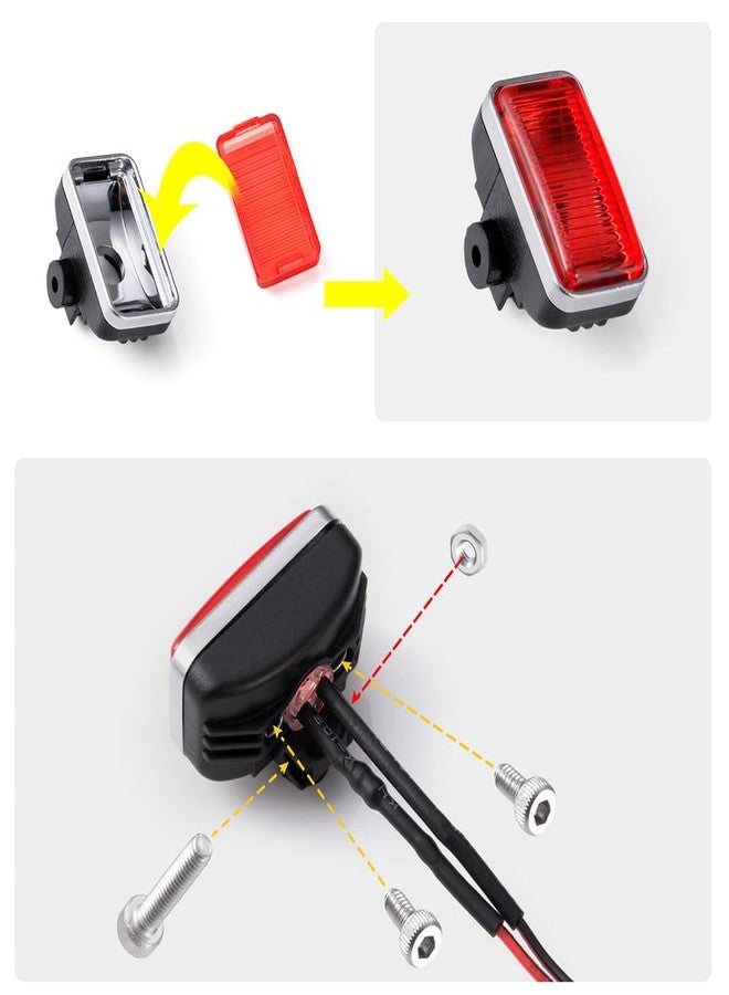 RCLIONS مصابيح أمامية LED من RCLIONS RC، مقاس 20 مم، ترقية مصابيح السقف لجميع سيارات الزحف Axial SCX10 SCX10-II TRX4 TRX6 Redcat Gen7، Gen8 بمقياس 1/10 (أحمر) - Image 5