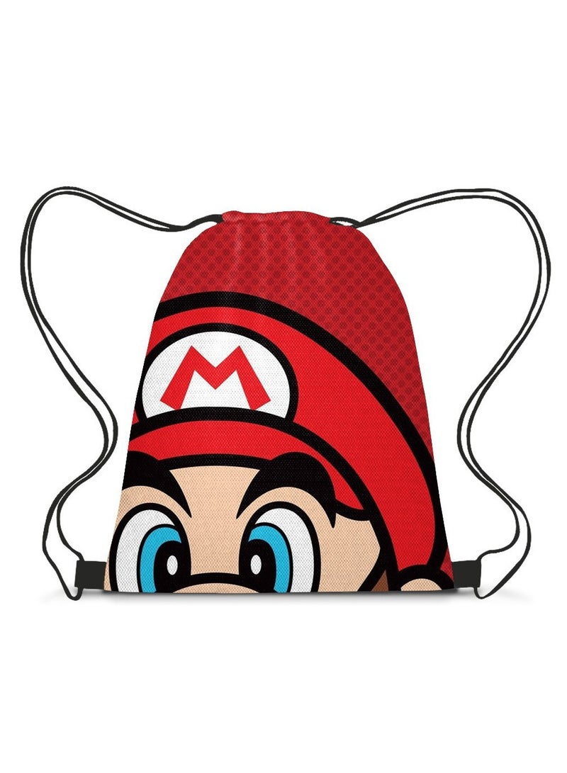 Mario Drawstring Bag Backpack 35*45cm