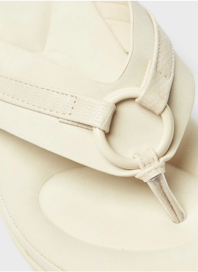 shoexpress Single Strap Flat Sandals