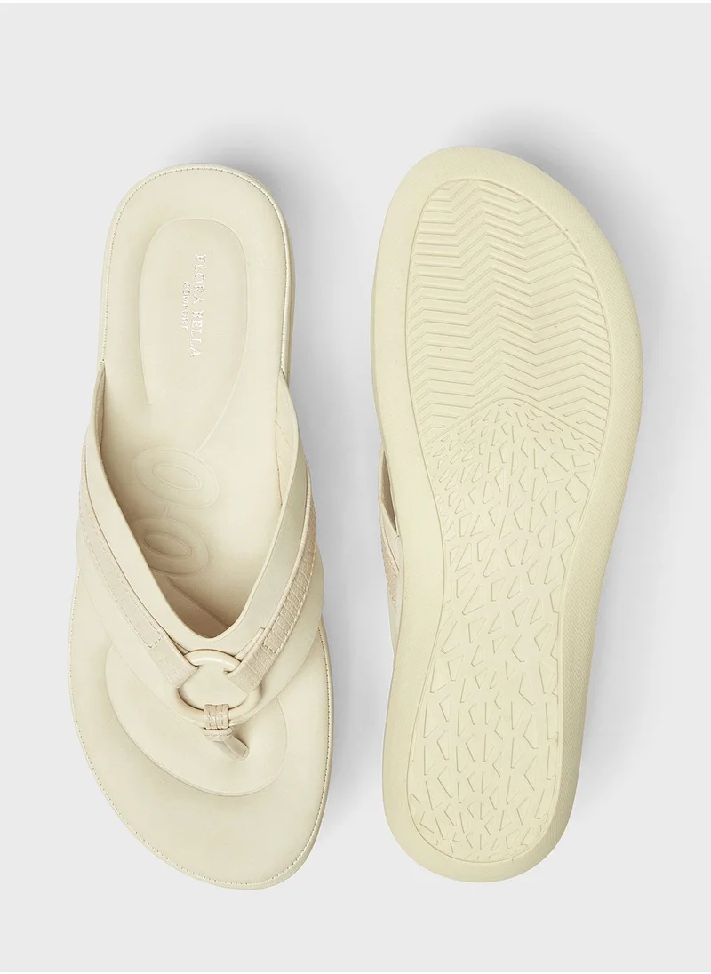 shoexpress Single Strap Flat Sandals