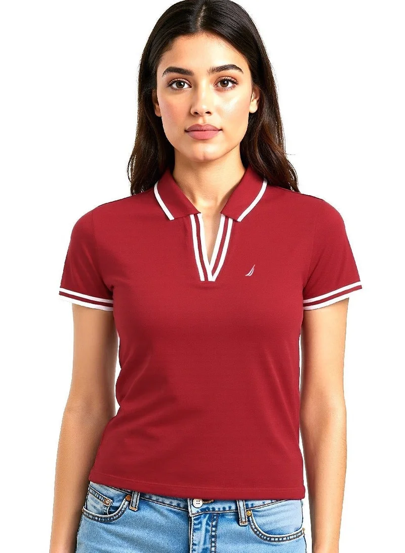NAUTICA Basic Regular Fit Premium Cotton Logo Polo Shirt