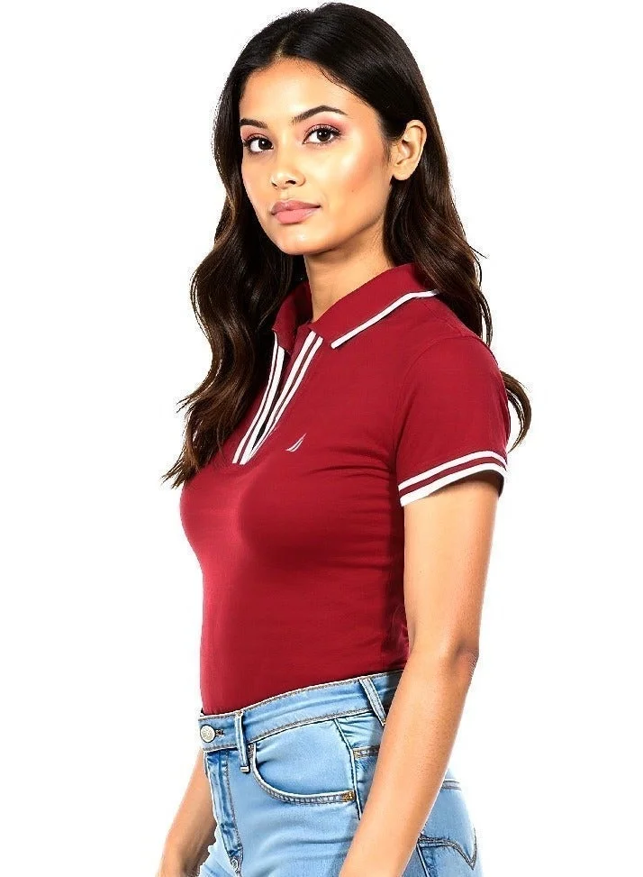 NAUTICA Basic Regular Fit Premium Cotton Logo Polo Shirt