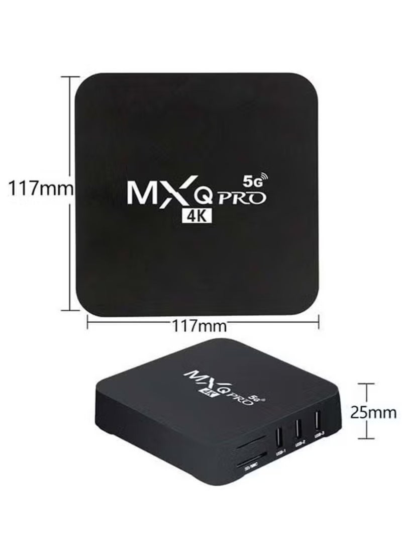 Generic Android TV Box MXQPro 11.1 – High-Performance Streaming in Black  - Image 4