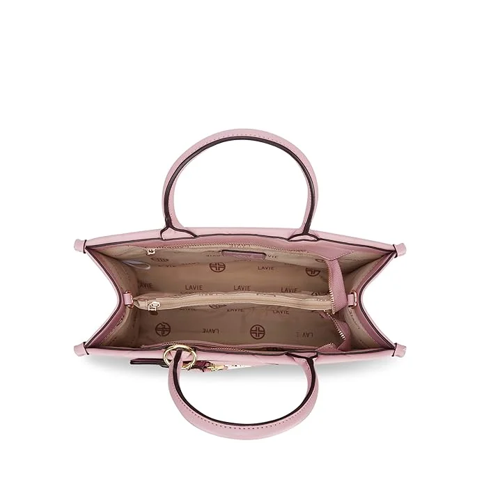 Lavie  Luxe Women's Lisa Large Box Satchel bag (Pink) for Women | Best Price UAE