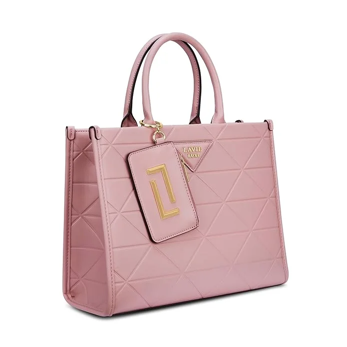 Lavie  Luxe Women's Lisa Large Box Satchel bag (Pink) for Women | Best Price UAE