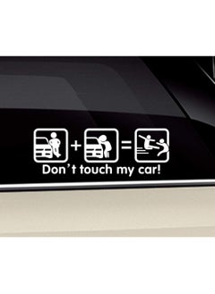 Don't Touch My Car Sign Sticker Warning Decals Highly Reflective Car Styling and Decorative Exterior Sticker - pzsku/Z138B44982E9DB94A1369Z/45/_/1708327796/b3cb4855-f4ff-4fef-896b-b24a3feb4d90