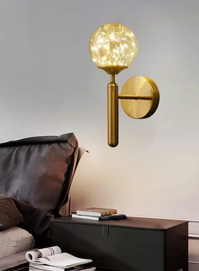 Target Style LED Wall Lighting Golden 30cm White Light 3000K - Image 2