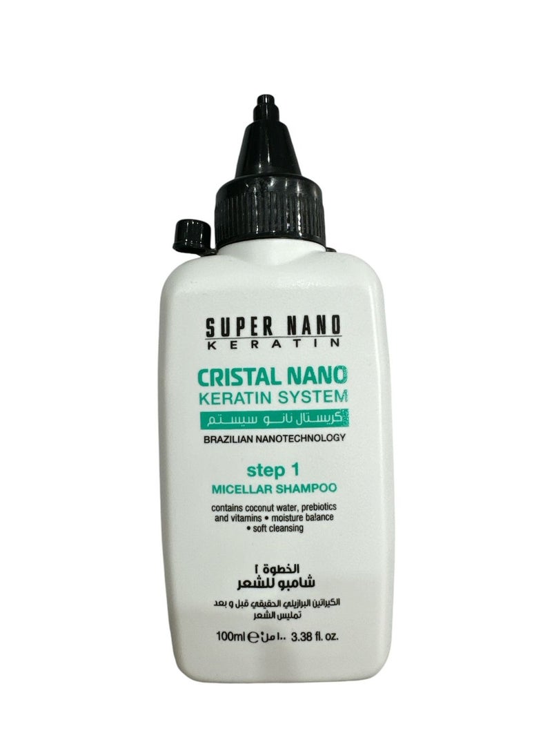 SUPER NANO KERATIN SUPER NANO CRISTAL NANO BRAZILIAN NANOTECHNOLOGY 3*100ML - Image 3