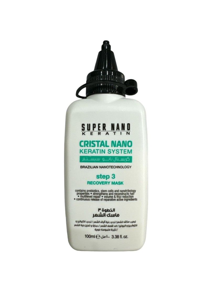 SUPER NANO KERATIN SUPER NANO CRISTAL NANO BRAZILIAN NANOTECHNOLOGY 3*100ML - Image 5