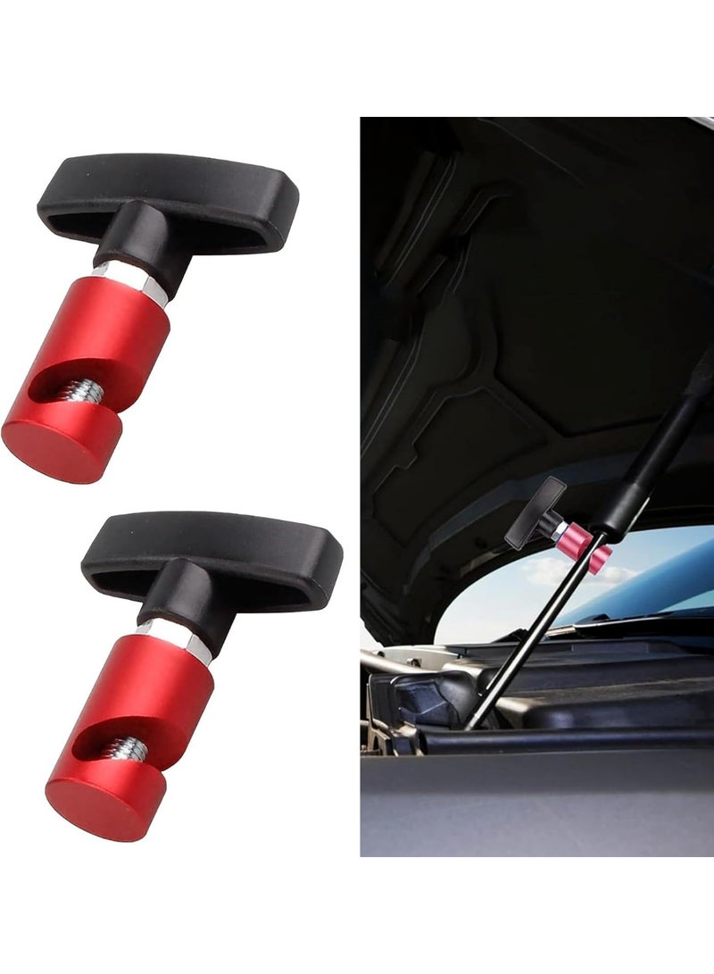 Pack-2 Car Hood Prop Rod Tool Struts Clamp, Vehicle Support Rod Retainer, Universal Snap-on Anti-Pinch Automotive Suppor Accessories - Image 1