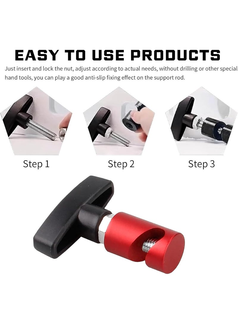 Pack-2 Car Hood Prop Rod Tool Struts Clamp, Vehicle Support Rod Retainer, Universal Snap-on Anti-Pinch Automotive Suppor Accessories - Image 3