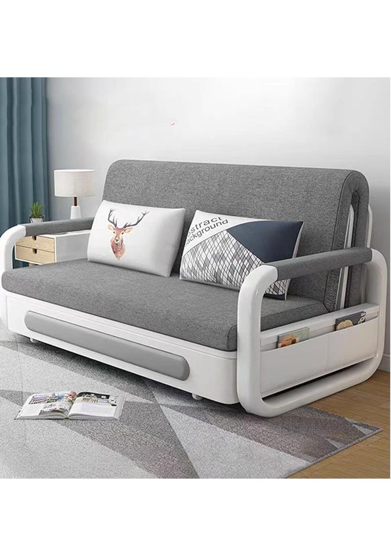 Generic Sofa Bed, Sleeper Sofa, 2 in 1 Pull Out Couch Bed with Storage Chaise for Living Room, Sofa Sleeper with Pull Out Bed, Futon Folding Sofa Bed, Cozy Sofa Turns Bed, Linen Couch  - Image 1