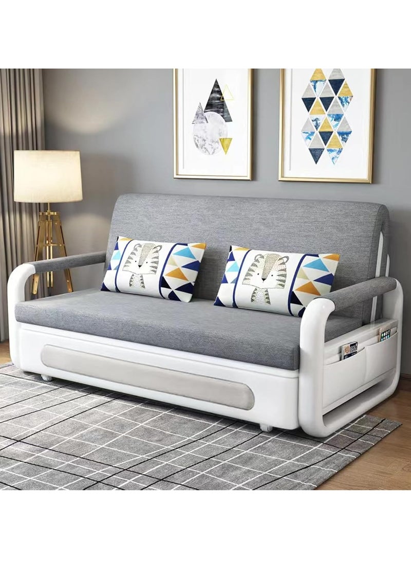 Generic Sofa Bed, Sleeper Sofa, 2 in 1 Pull Out Couch Bed with Storage Chaise for Living Room, Sofa Sleeper with Pull Out Bed, Futon Folding Sofa Bed, Cozy Sofa Turns Bed, Linen Couch  - Image 3