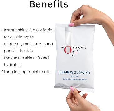 O3 Shine Glow Mono Dose Facial Kit 38g KIT184 - Image 2