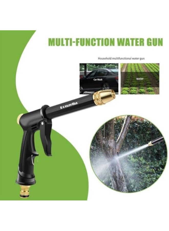 بخاخ ماء عالي الضغط لغسيل السيارات والبستنة وتنظيف النوافذ - موديل 23457، أسود - Image 4