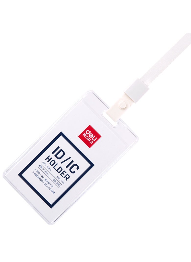 Deli Deli 8319TRANSPARENT Name Badge – Inner core size: 54×89mm (No Lanyard) – ideal for office, conference, or exhibition  - Image 4